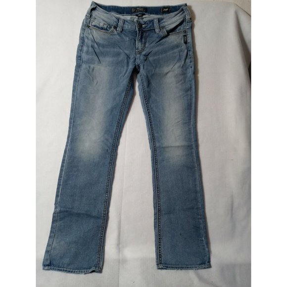 Silver Jeans Company Aiko mid slim Bootcut Jeans Size W32/L33 - Picture 1 of 9